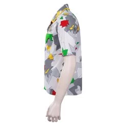 NewCosplay Stranger Things 4 Dustin Henderson Cosplay T-shirt Short Sleeve Shirt