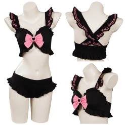 New Cosplaysky New Arrivals Sailor Moon Chibiusa Cosplay Costumes Original Design Bikini Top Shorts Swimsuit