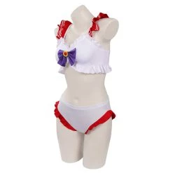 NewCosplay Sailor Moon Huo Yeli Original Design Swimsuit Cosplay Costume Bikini Top Shorts Outfits 11 NewCosplay Sailor Moon Huo Yeli Original Design Swimsuit Cosplay Costume Bikini Top Shorts Outfits