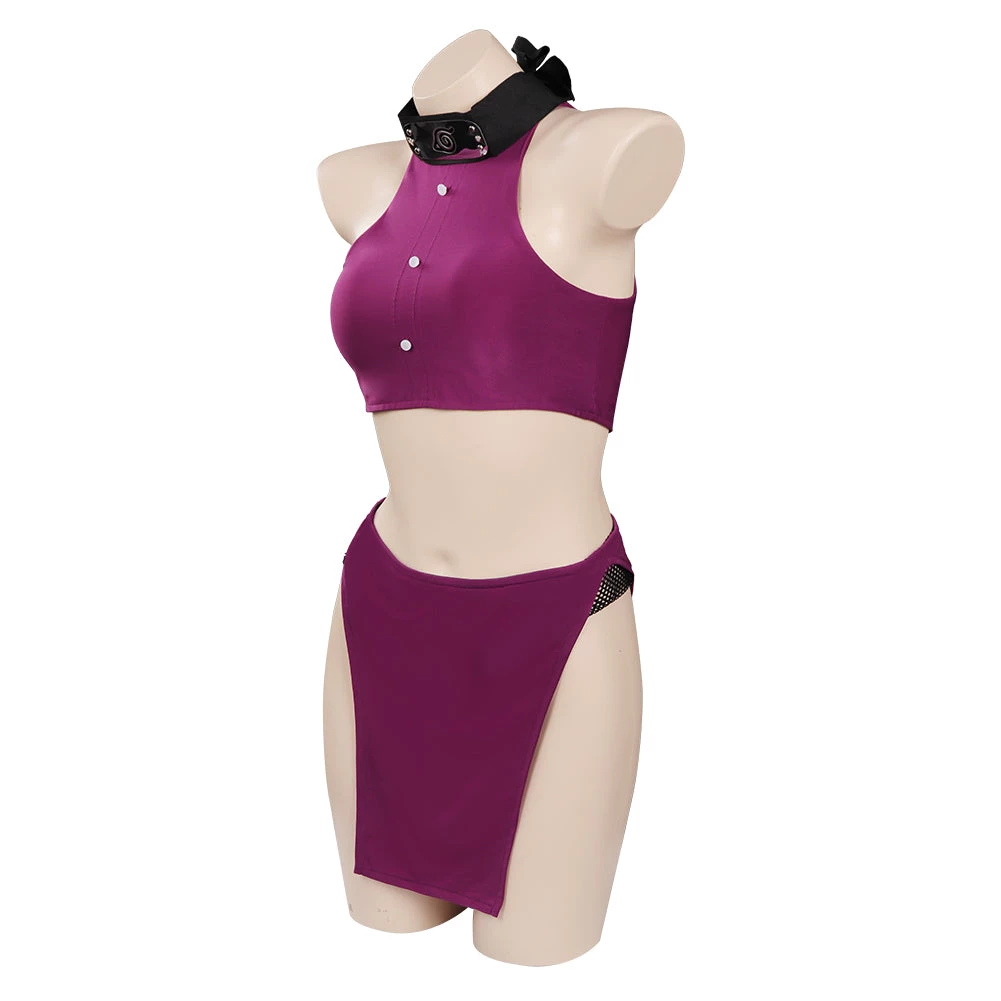 INSWEAR Yamanaka Ino Yamanaka Original Design Swimsuit Cosplay Costume Top Short Headband Outfits 5 INSWEAR Yamanaka Ino Yamanaka Original Design Swimsuit Cosplay Costume Top Short Headband Outfits