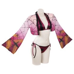 Cosplaygift Demon Slayer:Kimetsu No Yaiba Original Design Daki Cloak Swimsuit Cosplay Costume