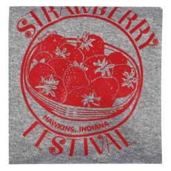 CosplaySky Stranger Things Season 4 Eleven Cosplay Costume Strawberry Short Sleeve T-shirt