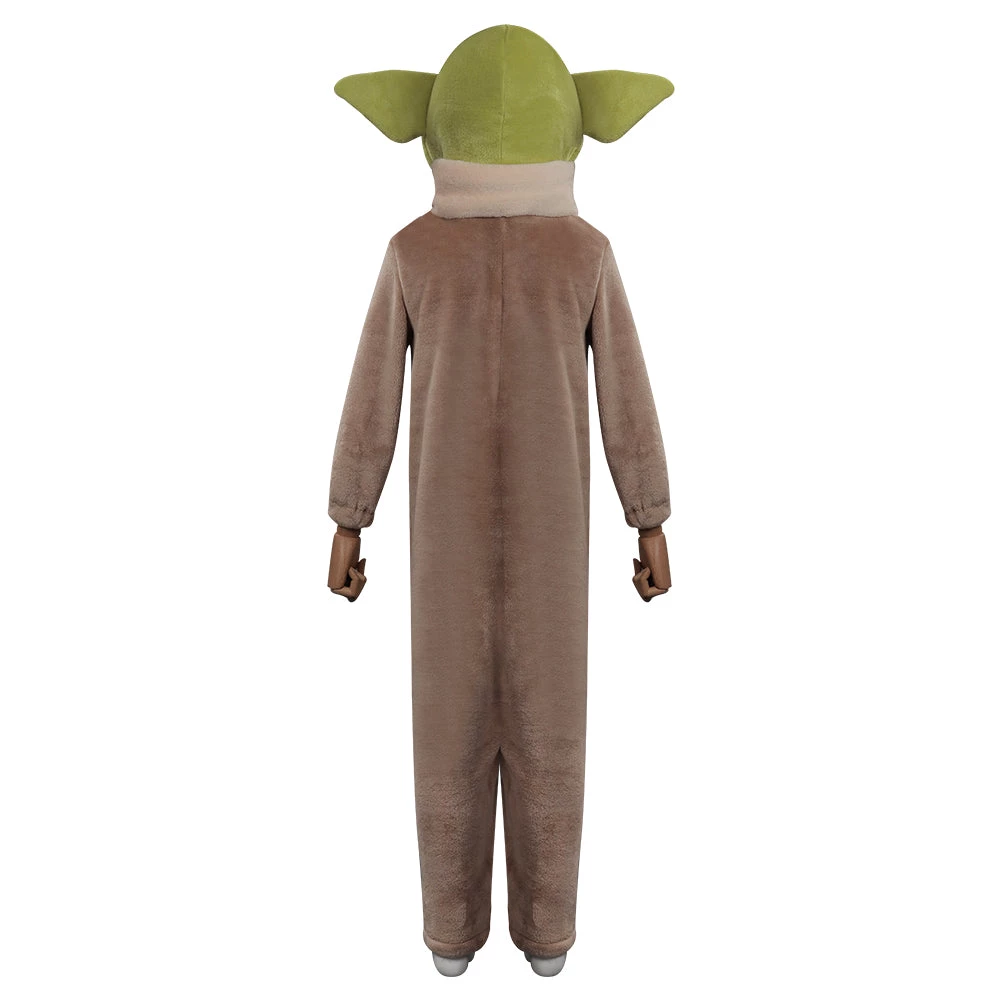 Cossky The Mandalorian Baby Yoda Jumpsuit Sleepwear Cosplay Costume For Kids Children 6 Cossky The Mandalorian Baby Yoda Jumpsuit Sleepwear Cosplay Costume For Kids Children