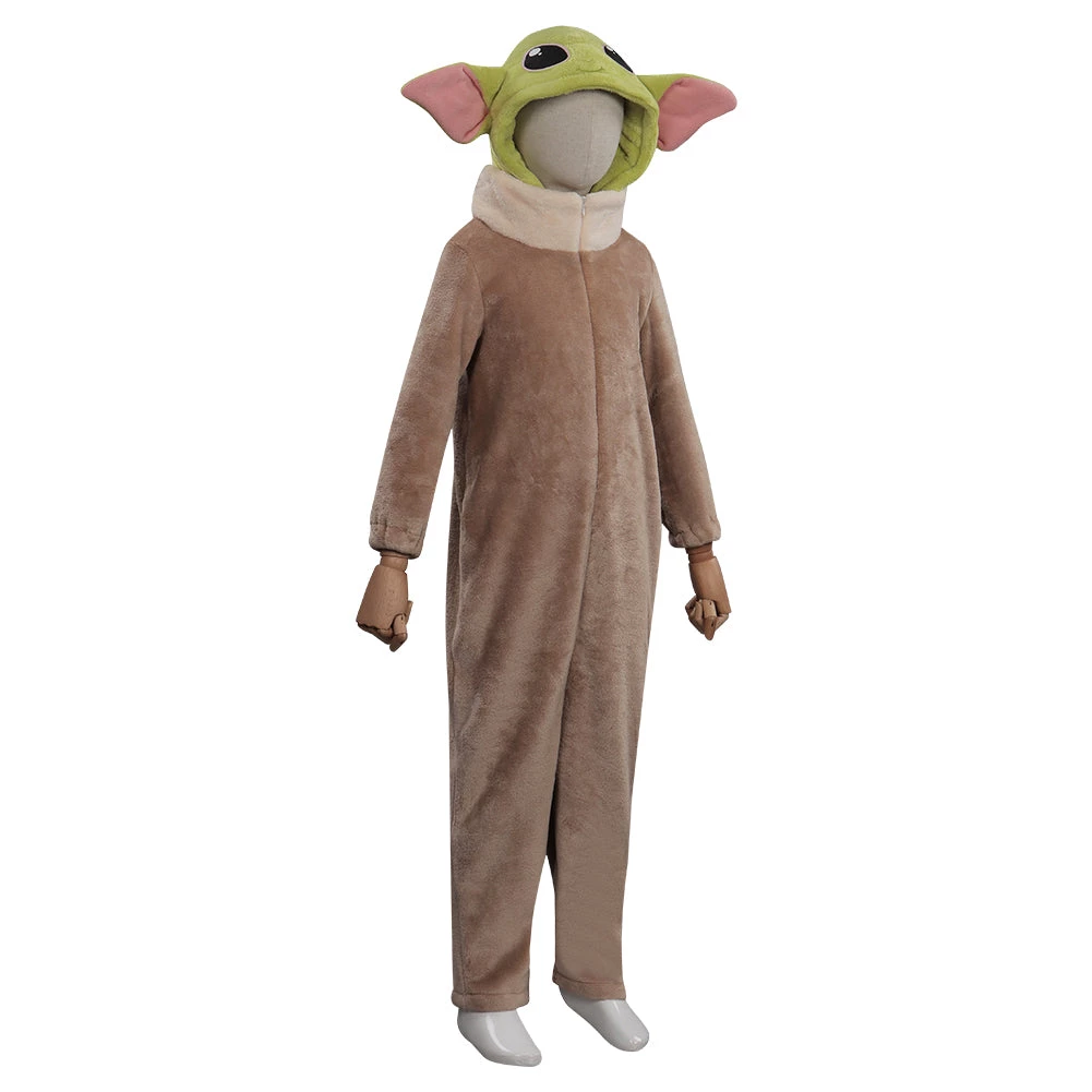 Cossky The Mandalorian Baby Yoda Jumpsuit Sleepwear Cosplay Costume For Kids Children 7 Cossky The Mandalorian Baby Yoda Jumpsuit Sleepwear Cosplay Costume For Kids Children