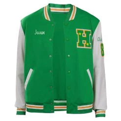 Cossky Stranger Things Season 4 Jonathan Byers Cosplay Costume Baseball Jacket Coat Outfit