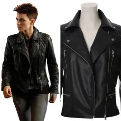 CosplaySky DC Batwoman Kate Kane Coat Only Cosplay Costume New Arrivals