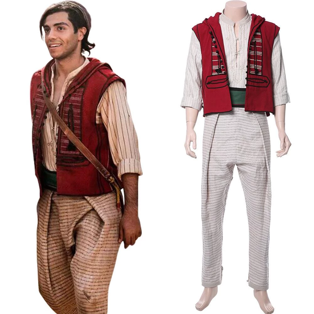 CosplaySky 2019 Movie Aladdin Costume For Mens Halloween Cosplay Costume New Arrivals 13 CosplaySky 2019 Movie Aladdin Costume For Mens Halloween Cosplay Costume New Arrivals