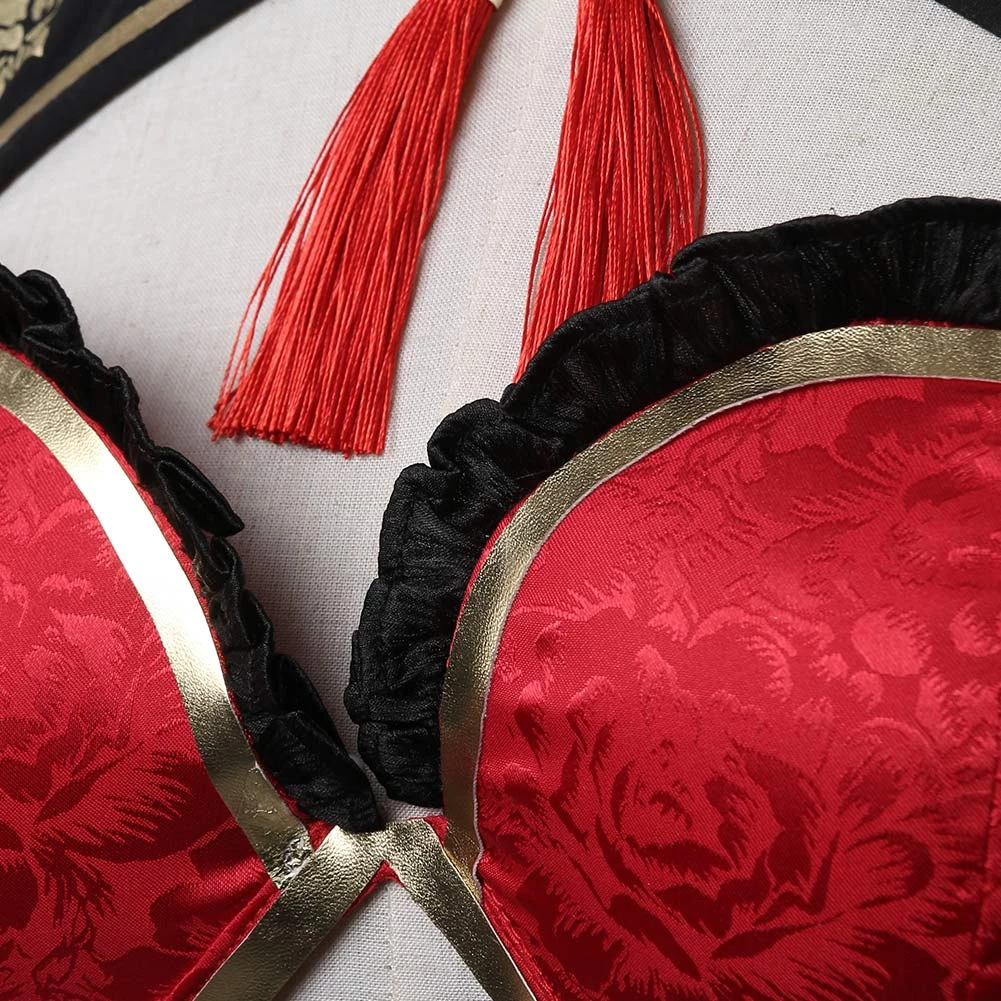 New Cosplaysky Date A Live Tokisaki Kurumi Cheongsam Cosplay Costume 9 New Cosplaysky Date A Live Tokisaki Kurumi Cheongsam Cosplay Costume