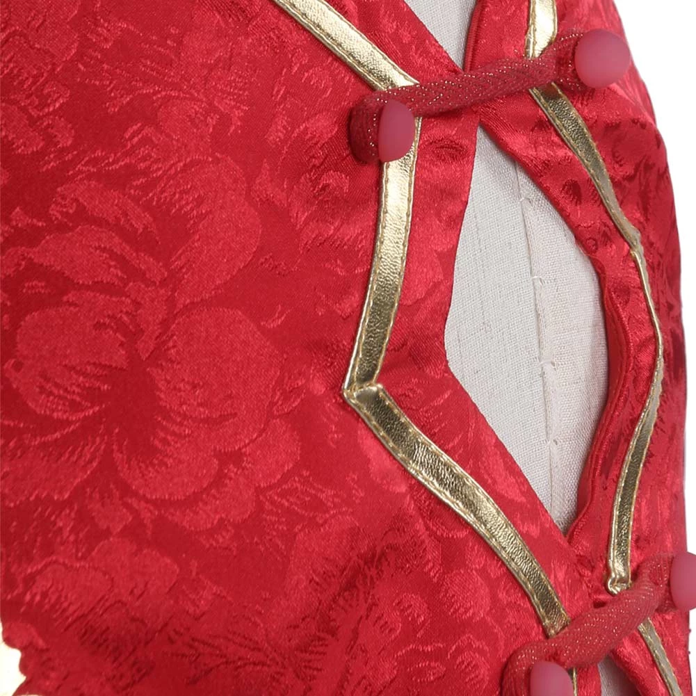 New Cosplaysky Date A Live Tokisaki Kurumi Cheongsam Cosplay Costume 12 New Cosplaysky Date A Live Tokisaki Kurumi Cheongsam Cosplay Costume