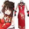 New Cosplaysky Date A Live Tokisaki Kurumi Cheongsam Cosplay Costume