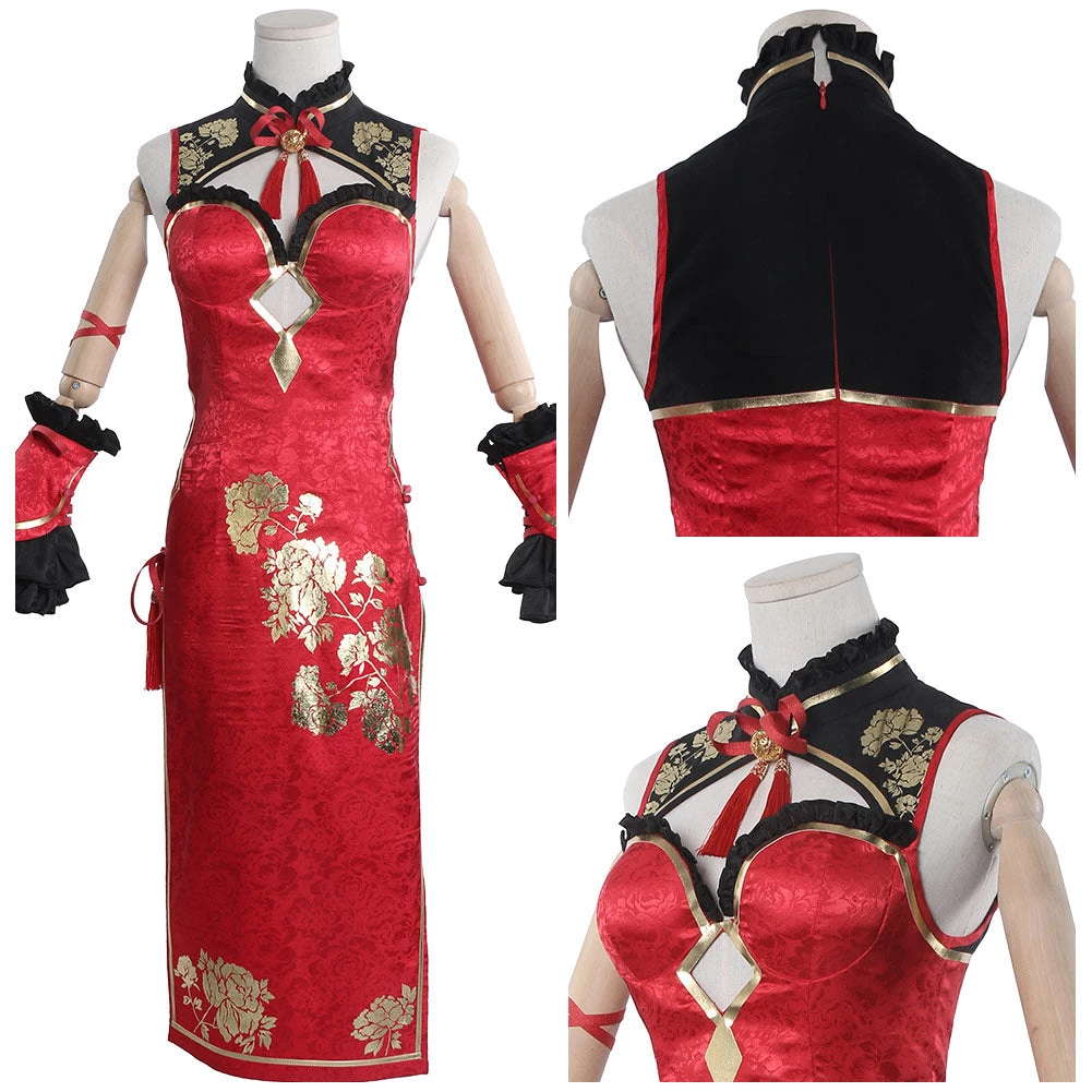 New Cosplaysky Date A Live Tokisaki Kurumi Cheongsam Cosplay Costume 15 New Cosplaysky Date A Live Tokisaki Kurumi Cheongsam Cosplay Costume