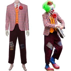 New Cosplaysky Movie Joker Joaquin Phoenix Arthur Fleck Jacket Cosplay Costume New Arrivals