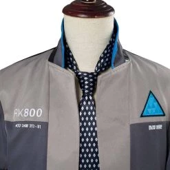 New Cosplaysky Detroit: Become Human Connor RK800 Deviant Hunter Agent Uniform Police Investigator Suit