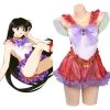Fandomsky Sailor Moon:Sailor MarsHino Rei Cosplay Costume Jumpsuit Swimsuit Outfits 2 Fandomsky Sailor Moon:Sailor MarsHino Rei Cosplay Costume Jumpsuit Swimsuit Outfits