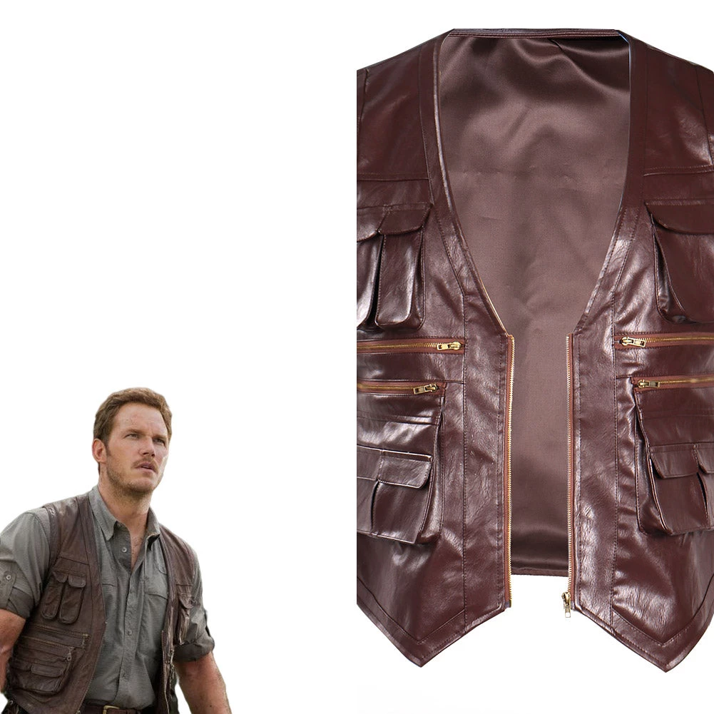 NewCossky Jurassic World: Dominion - Owen Grady Cosplay Costume Vest New Arrivals 3 NewCossky Jurassic World: Dominion - Owen Grady Cosplay Costume Vest New Arrivals