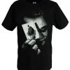 NewCosplay Batman Dark Knight Joker Black Cotton T-shirt Costume New Arrivals