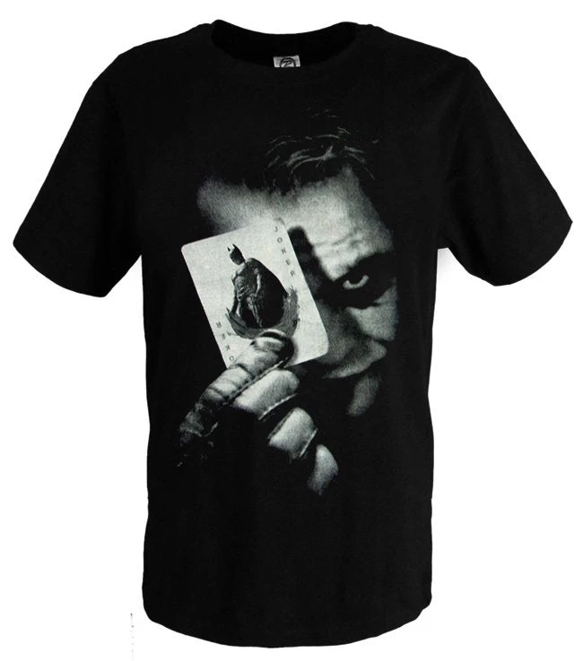 NewCosplay Batman Dark Knight Joker Black Cotton T-shirt Costume New Arrivals 3 NewCosplay Batman Dark Knight Joker Black Cotton T-shirt Costume New Arrivals