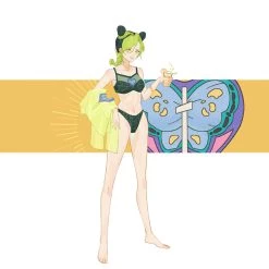 New Arrivals JoJo's Bizarre Adventure Jolyne Cujoh Original Designers Swimsuit Cosplay Costume - Cossky®