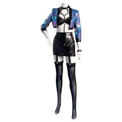 NewCosplay League Of Legends LOL KDA Agony‘s Embrace Evelynn Women Skirt Outfits Halloween Carnival Suit Cosplay Costume