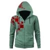 New Cosplaysky Unisex Komaeda Nagito Cosplay Hoodies Super Danganronpa 2 Zip Up 3D Print Jacket Sweatshirt