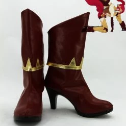 NewCosplay RWBY Pyrrha Nikos Cosplay Boots Shoes