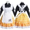 NewCosplay New Arrivals Demon Slayer Agatsuma Zenitsu Maid Dress Re-creation Design Cosplay Costume