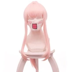 New Cosplaysky DARLING In The FRANXX Zero Two Ponytail Cosplay Wig Pink New Arrivals