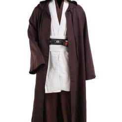 NewCosplay Adult Star Wars Obi Wan Kenobi Jedi Robe Tunic Cosplay Costume New Arrivals