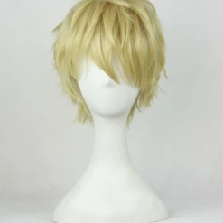 NewCosplay One-Punch Man Demon Cyborg Genos Cosplay Wigs