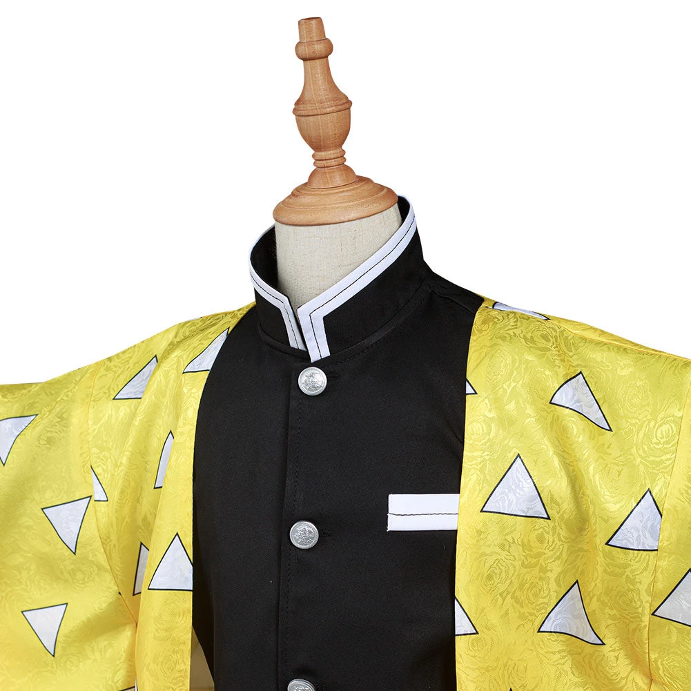 NewCosplay New Arrivals Demon Slayer: Kimetsu No Yaiba Agatsuma Zenitsu Kids Children Cosplay Costume 10 NewCosplay New Arrivals Demon Slayer: Kimetsu No Yaiba Agatsuma Zenitsu Kids Children Cosplay Costume