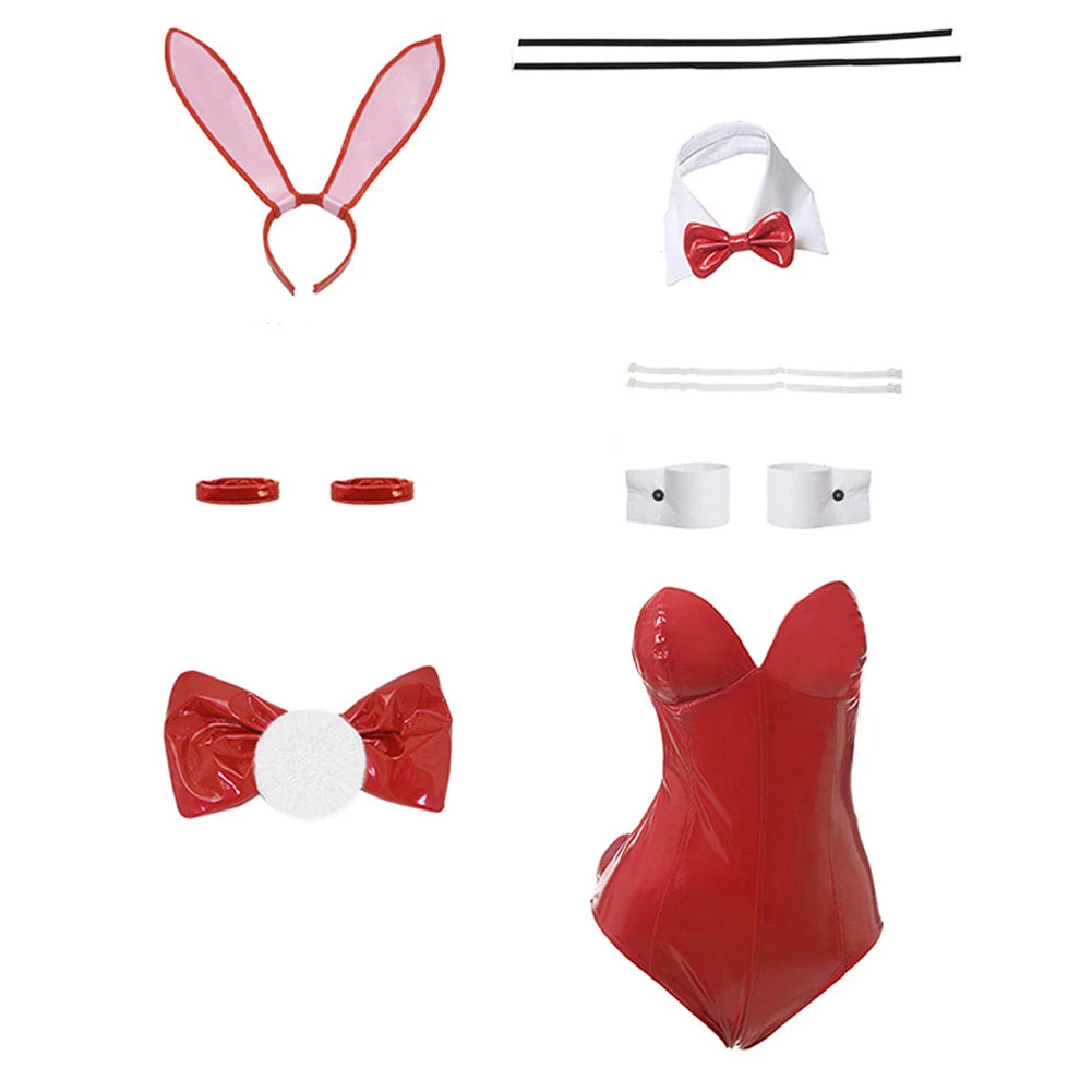 NewCosplay Anime Saenai Heroine No Sodatekata Eriri Spencer Sawamura Sexy Red Bunny Girl Costume Women Sexy Jumpsuit Cosplay Costume 9 NewCosplay Anime Saenai Heroine No Sodatekata Eriri Spencer Sawamura Sexy Red Bunny Girl Costume Women Sexy Jumpsuit Cosplay Costume