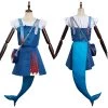 NewCosplay Hololive Vtuber - Gawr Gura Dress Outfits Halloween Carnival Suit Cosplay Costume