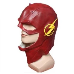 Fansholiday New Arrivals The Flash Mask Cosplay Latex Masks Helmet Masquerade Halloween Party Costume Props