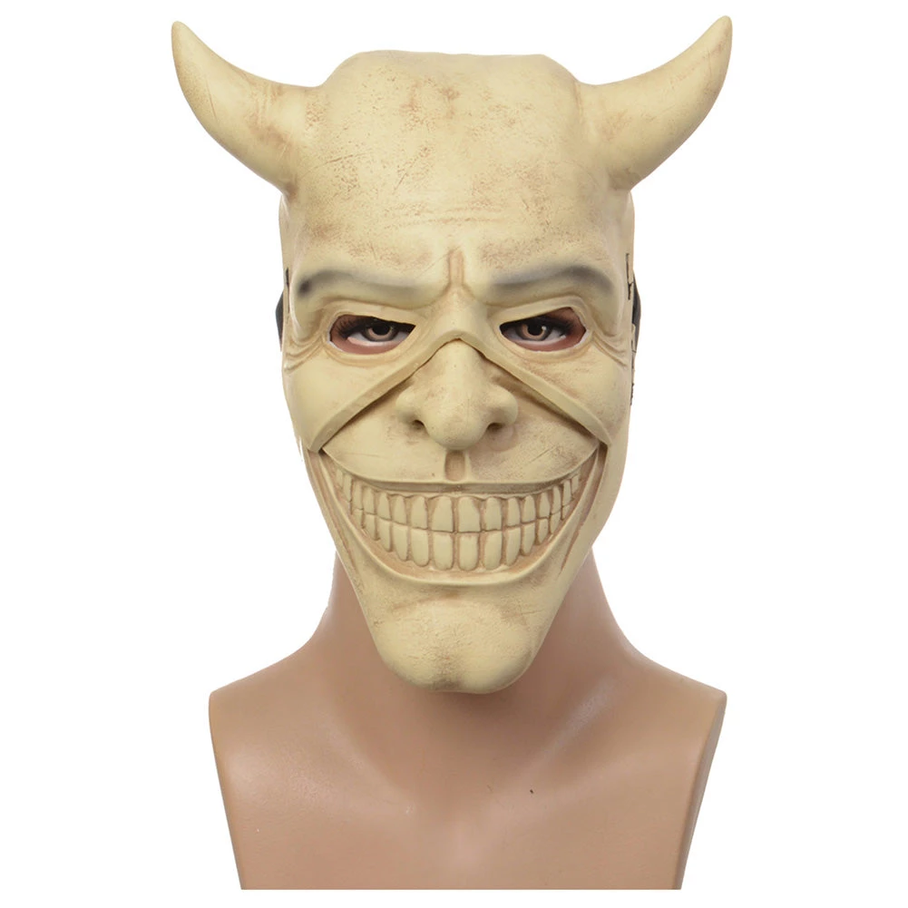 Fandomsky The Black Phone The Grabber Mask Cosplay Latex Masks HalloweenCostume Props 3 Fandomsky The Black Phone The Grabber Mask Cosplay Latex Masks HalloweenCostume Props