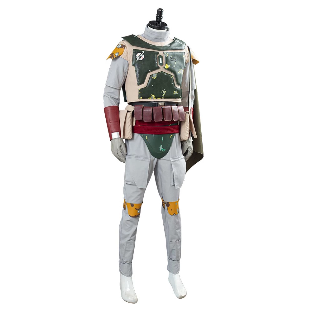 NewCosplay Star Wars The Book Of Boba Fett Halloween Carnival Suit Cosplay Costume New Arrivals 7 NewCosplay Star Wars The Book Of Boba Fett Halloween Carnival Suit Cosplay Costume New Arrivals