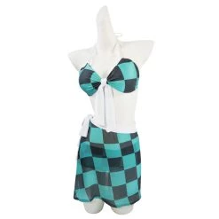 NewCosplay New Arrivals Demon Slayer Kamado Tanjirou Original Designer Swimwear Cosplay Costume