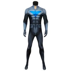 NewCosplay Batman Dick Grayson Nightwing Cosplay Costume Jumpsuit Outfits Halloween Carnival Suit New Arrivals