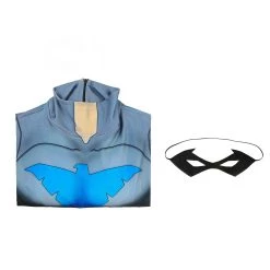 NewCosplay Batman Dick Grayson Nightwing Cosplay Costume Jumpsuit Outfits Halloween Carnival Suit New Arrivals