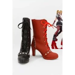 NewCosplay Batman Arkham Knight Harley Quinn Boots Cosplay Shoes New Arrivals