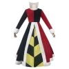 Cossky New Arrivals Alice In Wonderland Queen Of Hearts Cosplay Costume Dress Outfits Halloween Carnival Suit