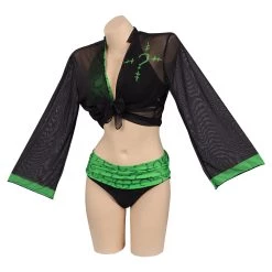 NewCossky The Batman 2022-Riddler Original Design Cosplay Costume Swimwear Cloak Outfits -cossky® New Arrivals