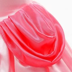 Viele Kostüme New Arrivals Kids Children Princess Peach Cosplay Costume Mesh Dress Outfits Halloween Carnival Suit