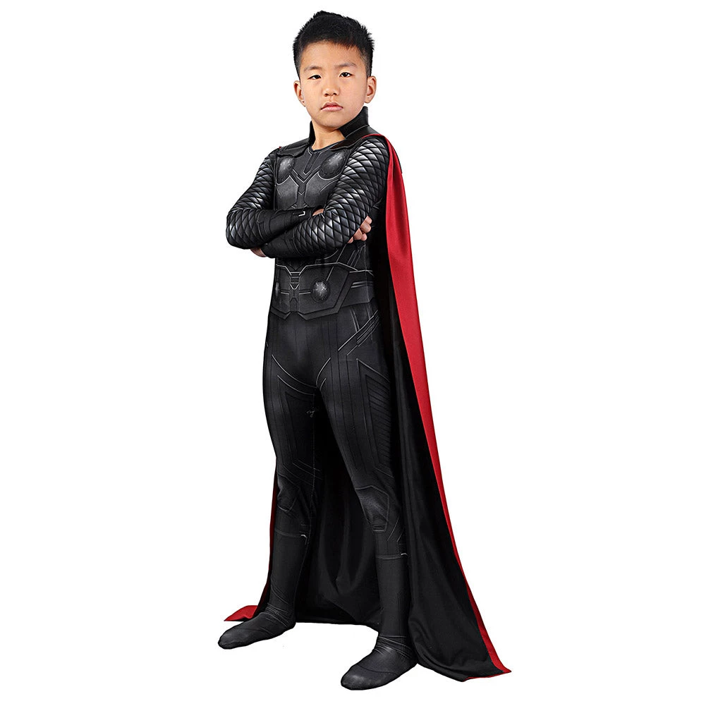 Cosplaygift New Arrivals Kids Avengers: Infinity War Thor Cosplay Costume Jumpsuit Cloak Outfits Halloween Carnival Suit 4 Cosplaygift New Arrivals Kids Avengers: Infinity War Thor Cosplay Costume Jumpsuit Cloak Outfits Halloween Carnival Suit