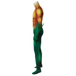 INSWEAR Aquaman Arthur Curry Cosplay Costume Jumpsuit Gloves Outfits Halloween Carnival Suit New Arrivals