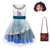 INSWEAR Kids Girls Encanto Mirabel Madrigal Tutu Summer Sleeveless Dress