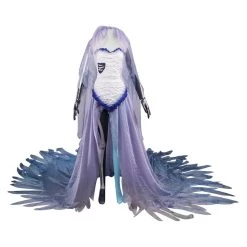 INSWEAR Corpse Bride Emily Cosplay Costume Dress Outfits Halloween Carnival Suit