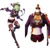 Fansholiday Genshin Impact Kuki Shinobu Cosplay Costume Outfits Halloween Carnival Suit