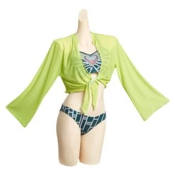 New Arrivals JoJo's Bizarre Adventure Jolyne Cujoh Original Designers Swimsuit Cosplay Costume - Cossky®