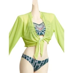 New Arrivals JoJo's Bizarre Adventure Jolyne Cujoh Original Designers Swimsuit Cosplay Costume - Cossky®