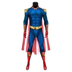 NewCosplay The Boys Homelander Cosplay Costume Jumpsuit Cloak Outfits Halloween Carnival Suit